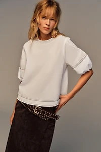 CHEMISE SURPIQÛRES MANCHES BOUFFANTES