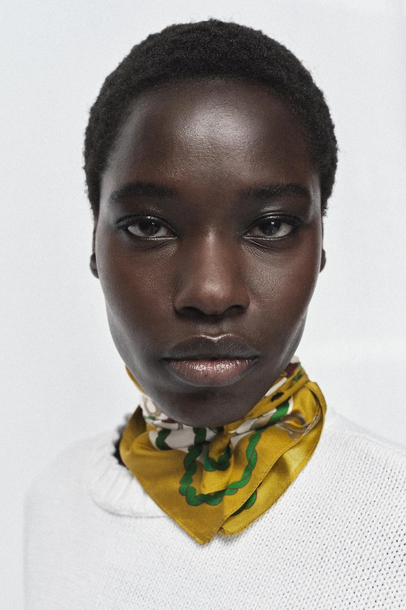 FOULARD IMPRIMÉ 100% SOIE
