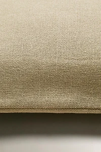 JUTE AND COTTON THROW PILLOW COVER