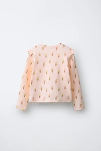 1-6 YEARS/ ICE CREAM PRINT RASH GUARD