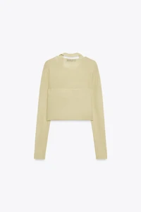 MULTI-POSITION KNIT TOP