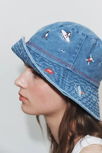 CHAPEAU BOB BRODERIES