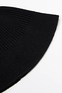 Wool blend bucket hat