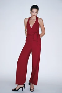 KNOTTED HALTER VEST