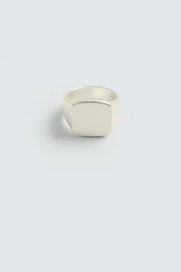 METAL SIGNET RING