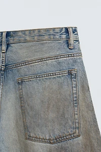 VINTAGE EFFECT BAGGY FIT JEANS