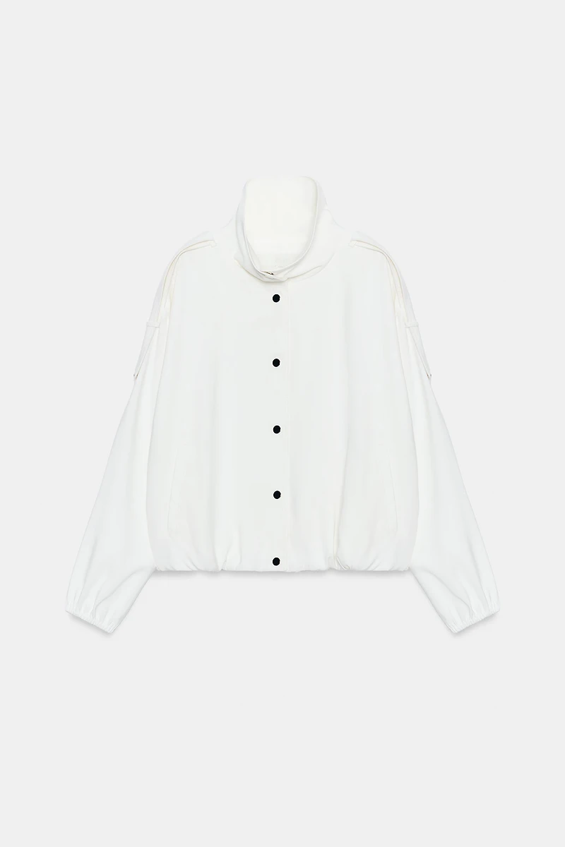 HIGH COLLAR BOMBER JACKET