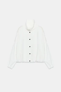 HIGH COLLAR BOMBER JACKET