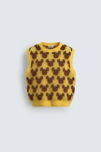 MICKEY SILHOUETTE KNIT VEST HARRY LAMBERT FOR ZARA X DISNEY