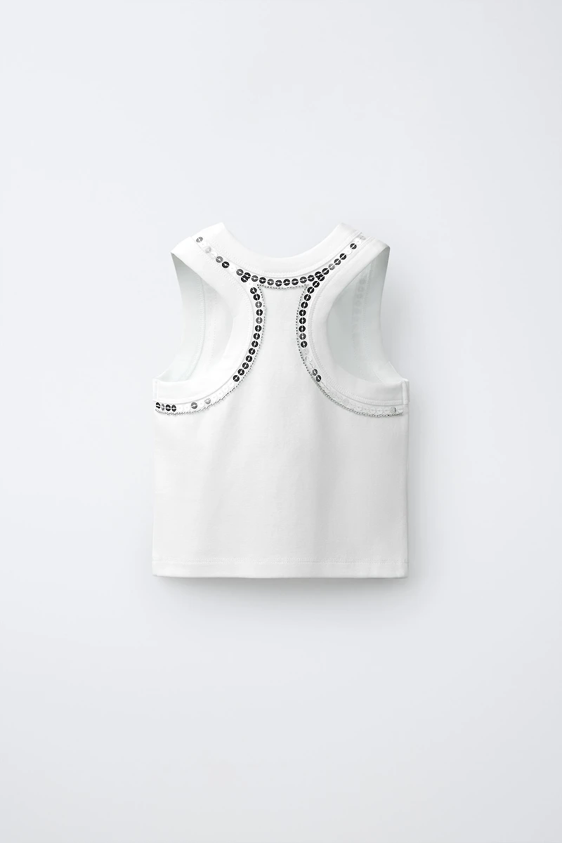 TOP PAILLETTES