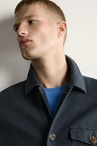 RELAXED FIT POCKET OVERSHIRT