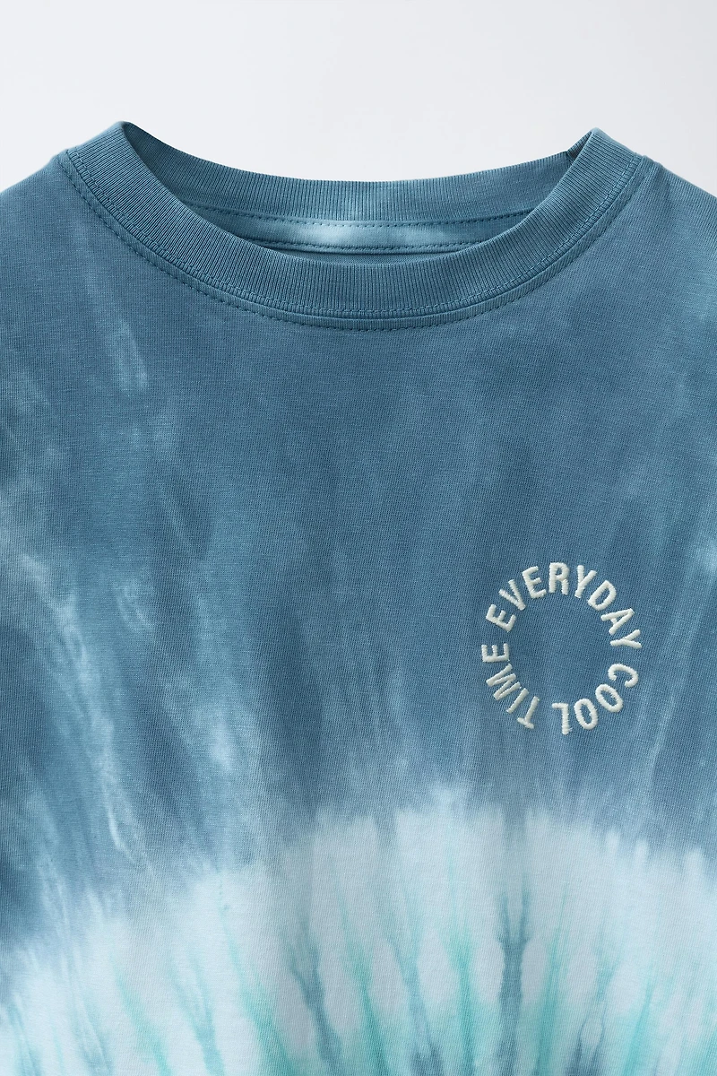 TIE-DYE PRINT T-SHIRT