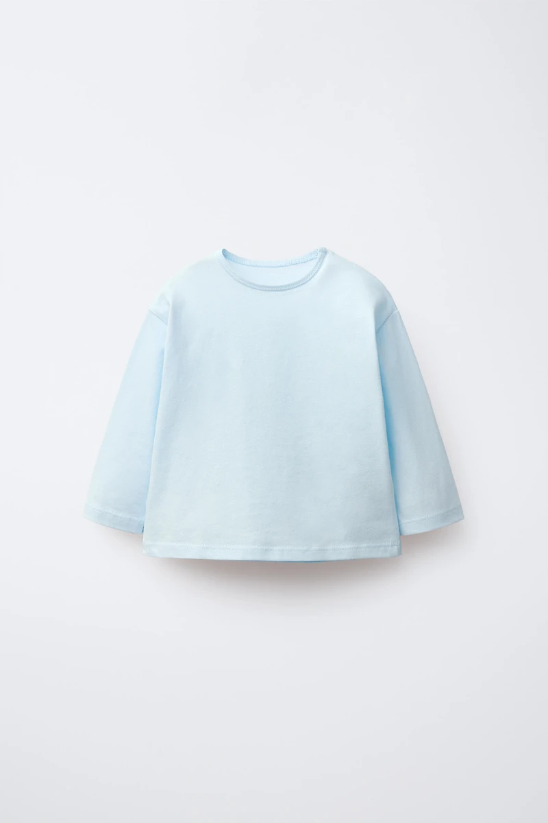 PLAIN LONG SLEEVE T-SHIRT