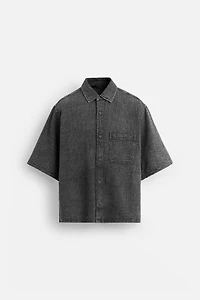 WASHED TEXTURE SHIRT