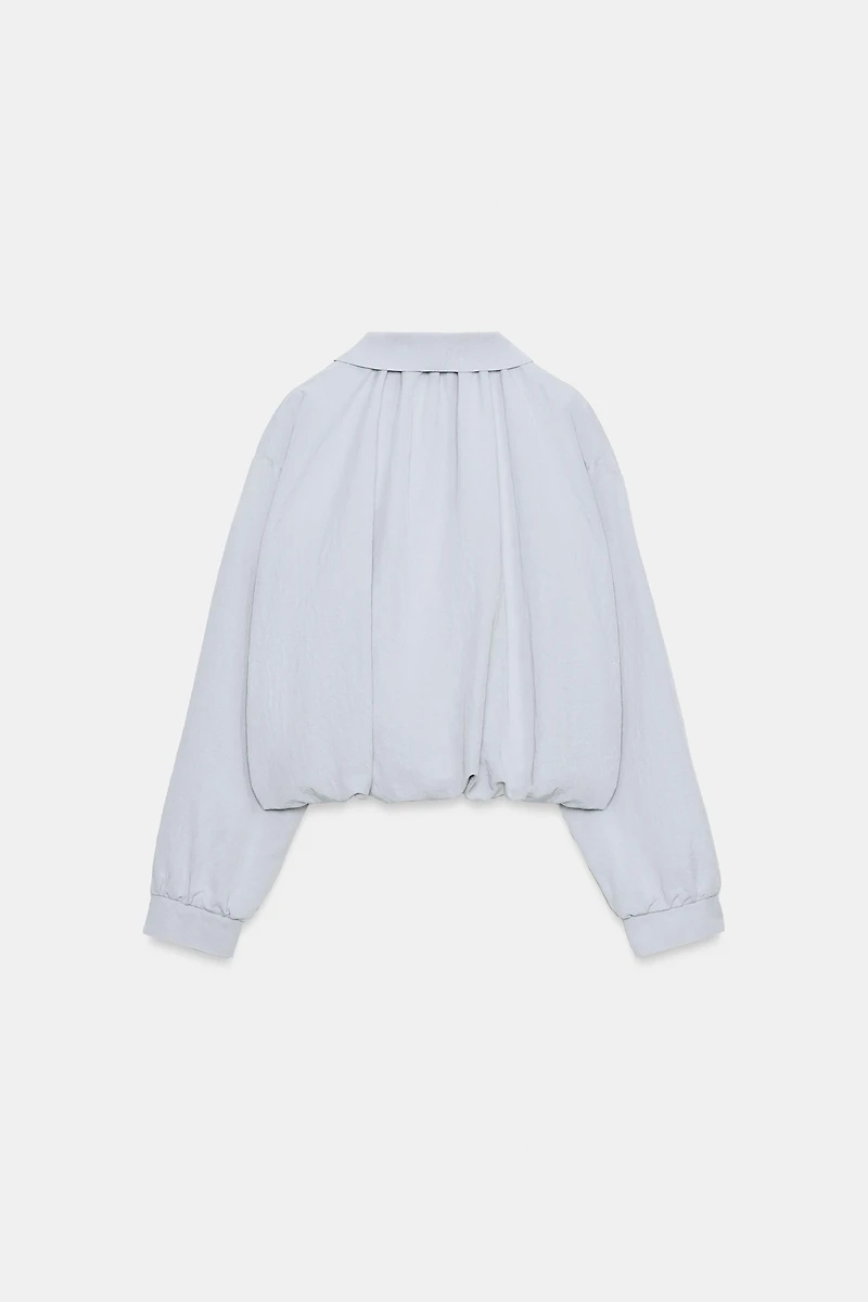 PUFFBALL BOMBER JACKET