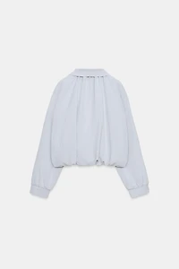 PUFFBALL BOMBER JACKET