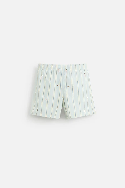 EMBROIDERED MID-LENGTH SWIMSUIT