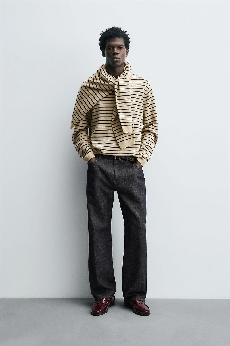 WOOL - CASHMERE STRIPED JUMPER