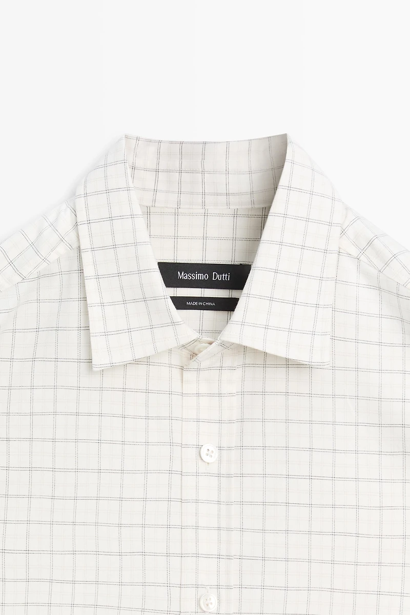 100% Cotton Regular Fit Check Shirt