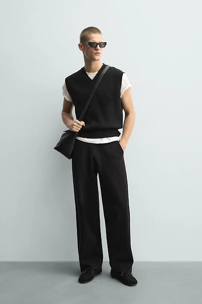 GILET EN MAILLE STRUCTUR