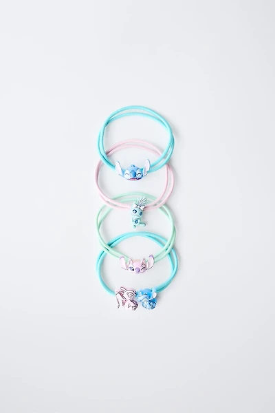 LOT DE QUATRE ÉLASTIQUES LILO & STITCH © DISNEY