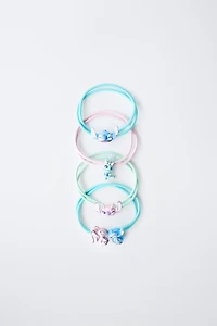 LOT DE QUATRE ÉLASTIQUES LILO & STITCH © DISNEY