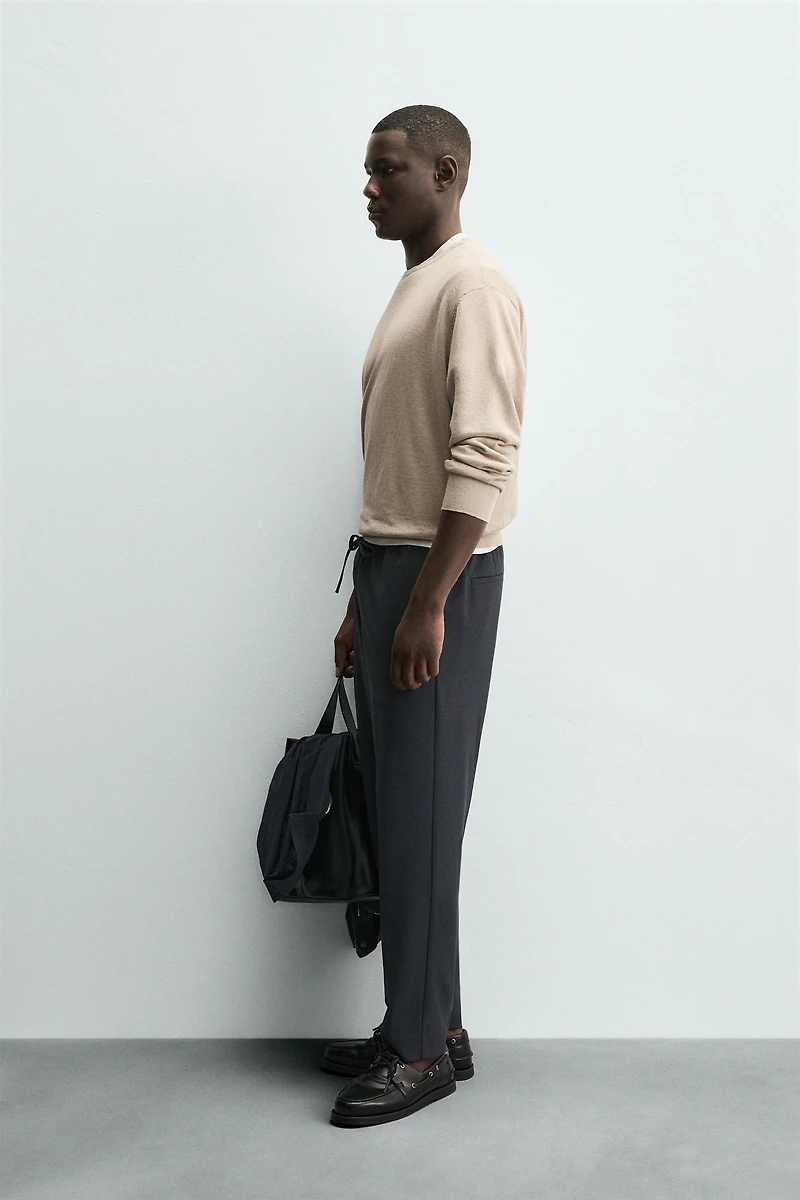 JOGGER WAIST STRETCH PANTS
