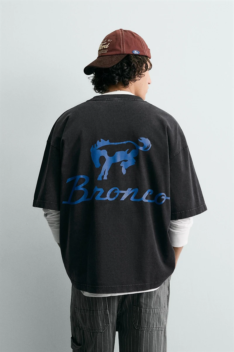 WASHED COMBINED PRINT FORD © T-SHIRT