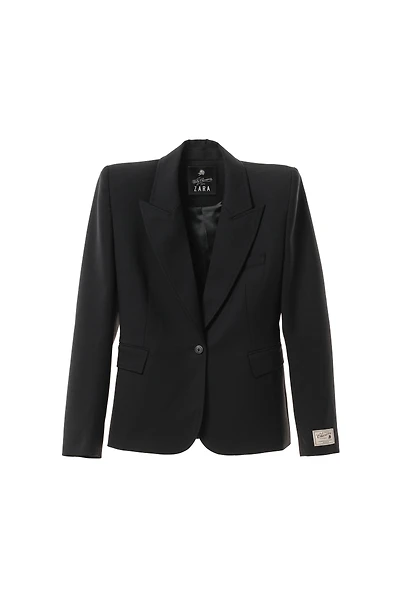 FITTED BLAZER WITH WOOL SHOULDER PADS WILLY CHAVARRIA X ZARA