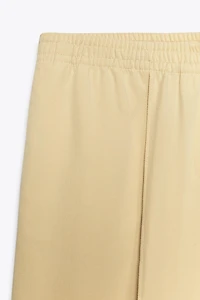 WIDE LEG SEAM PANTS