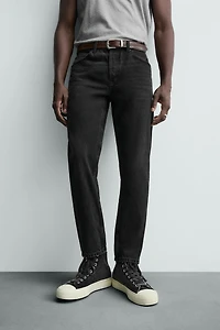 SLIM CROPPED FIT JEANS
