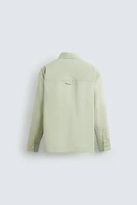 CHEMISE RAYURES TEXTURÉES