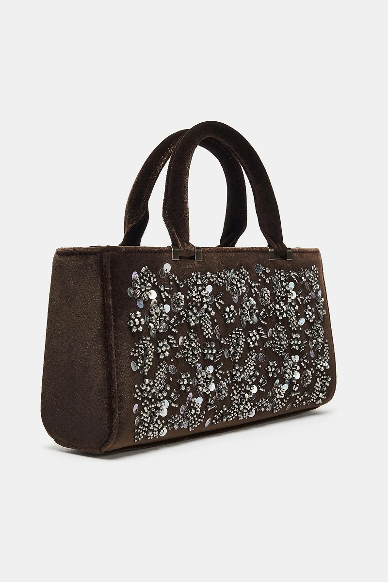 BEADED CITY BAG