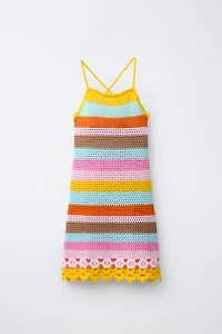 CROCHET KNIT DRESS
