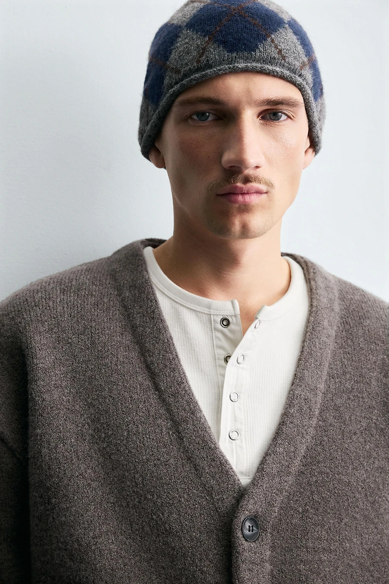 CARDIGAN EN MAILLE TEXTURÉE