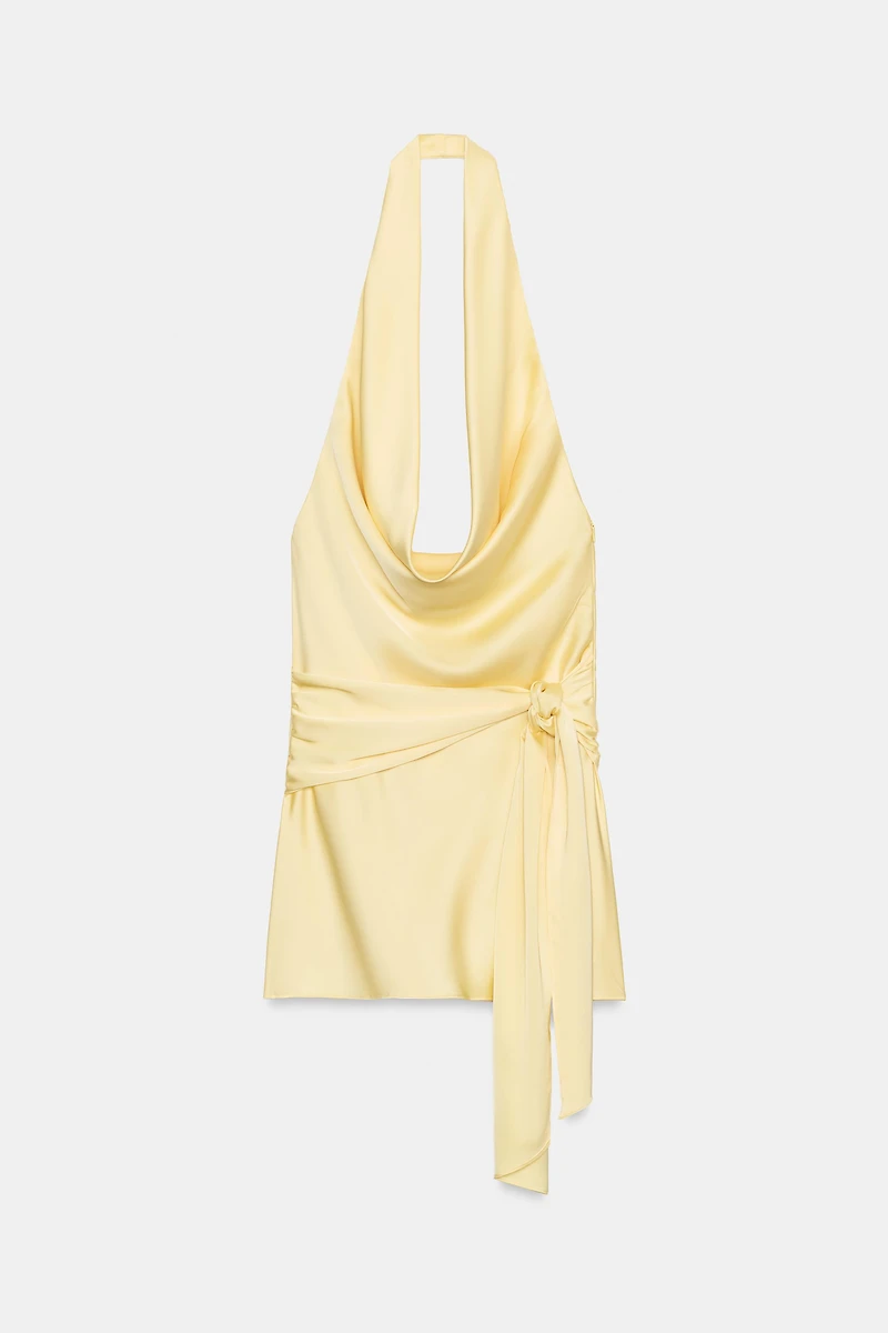 ROBE MINI SATINÉE À FAJÍN