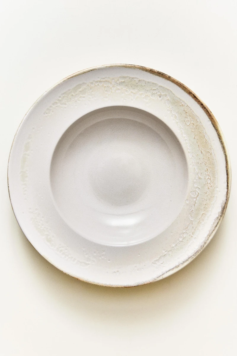 STONEWARE PASTA PLATE