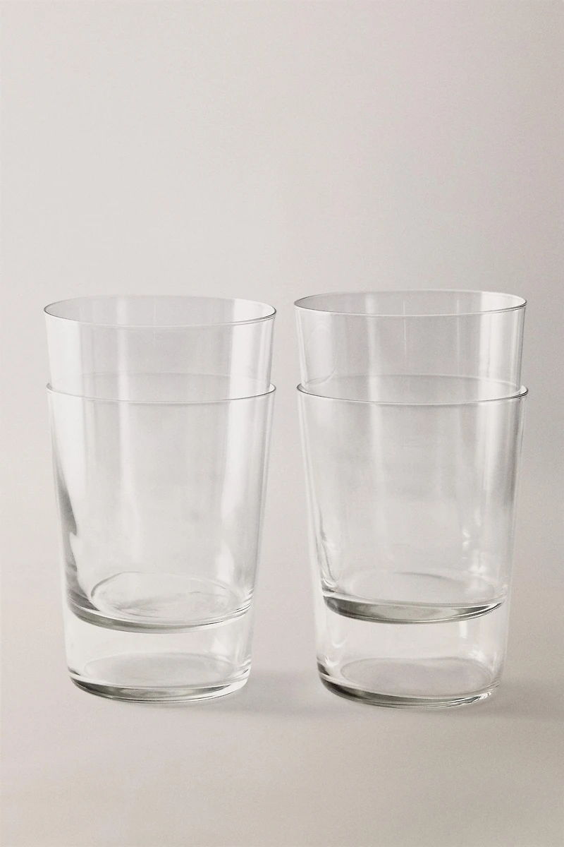 LOT VERRES RECYCLABLES HAUTS (LOT DE 4