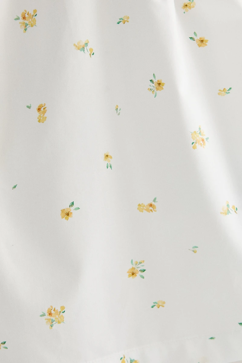 FLORAL COTTON SHORTS