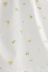 FLORAL COTTON SHORTS