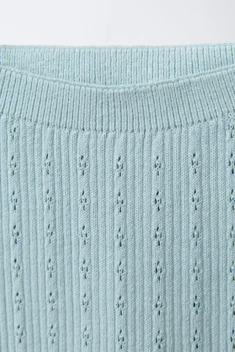 POINTELLE KNIT LEGGINGS