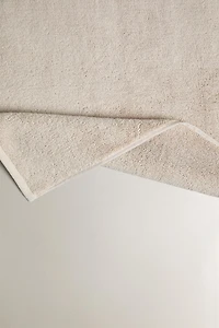 RICE STITCH COTTON BATH MAT