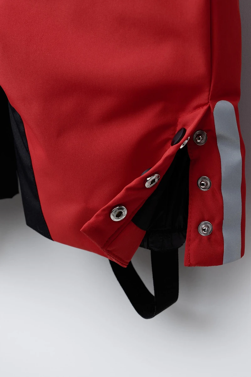 COMBINAISON LONGUE RÉSISTANTE À L'EAU ET COUPE-VENT COULEUR BLOCK