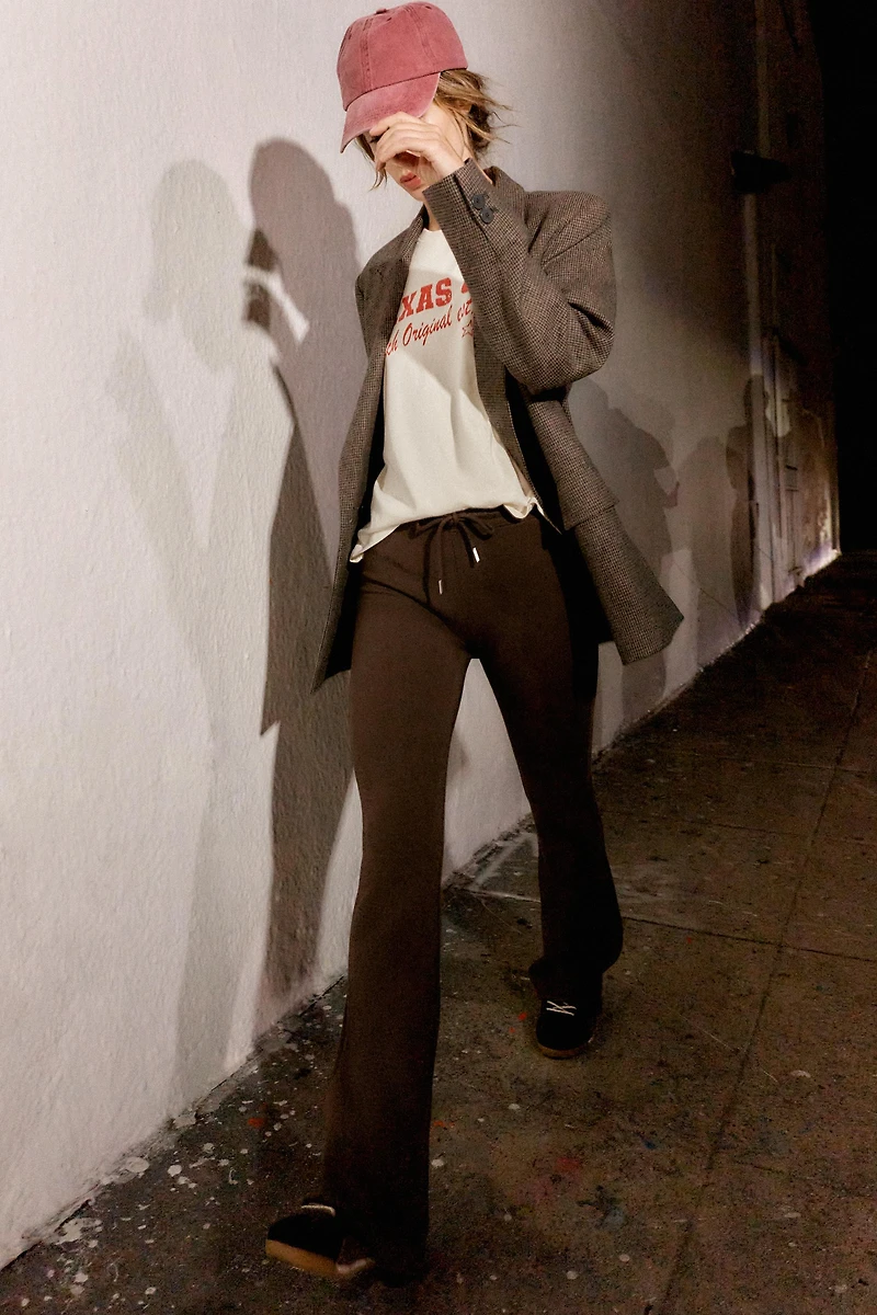 PANTALON INTERLOCK FLARE