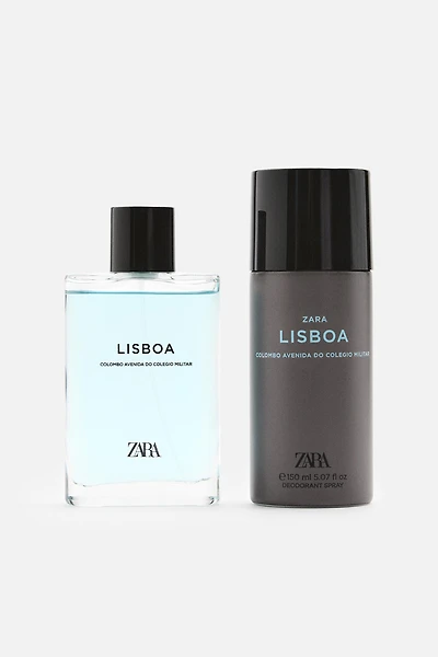 LISBOA EDT 90 ML (3.04 FL. OZ). + DEODORANT SPRAY EDC 150 ML (5.07 FL. OZ).