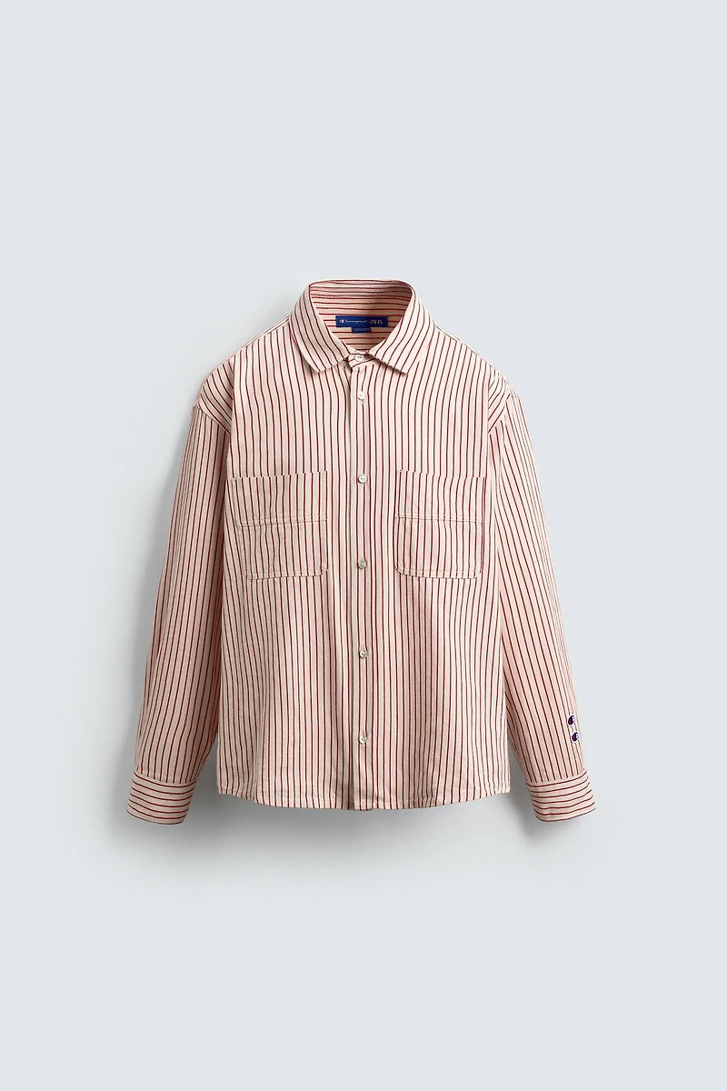 CHEMISE RAYURES PIÈCES CHAMPION ® X ZARA