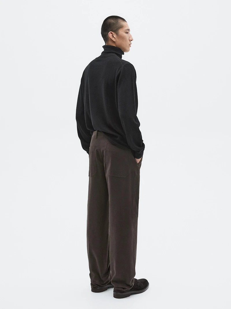 Wide-leg trousers with pockets - LIMITED
