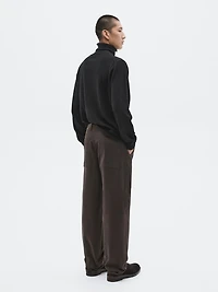 Wide-leg trousers with pockets - LIMITED