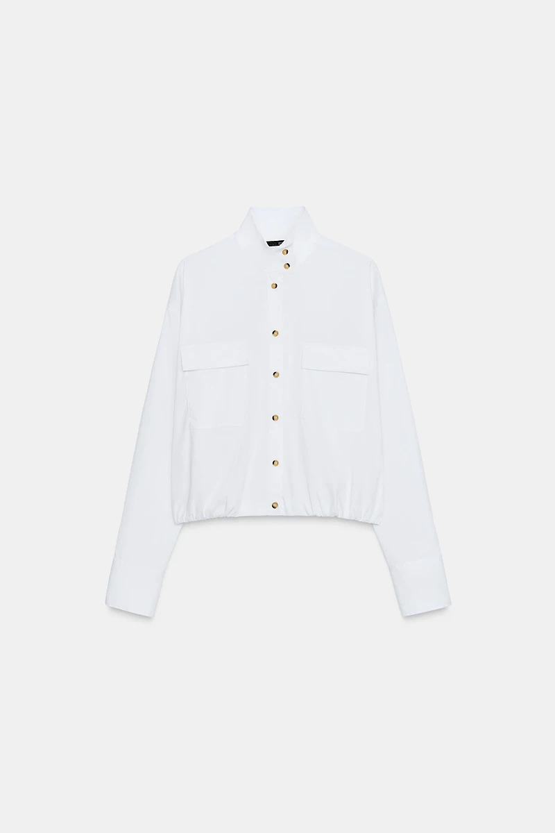 BALLOON POPLIN SHIRT