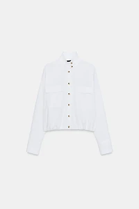 BALLOON POPLIN SHIRT